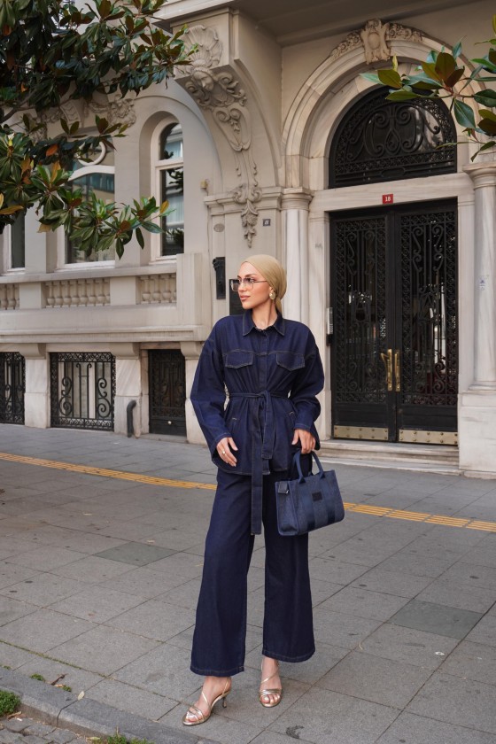 4531 - Kot İkili Takım Mavi̇-M8