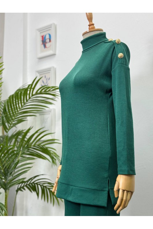 4442 - Tesettür İkili Takım Yeşi̇l-I5