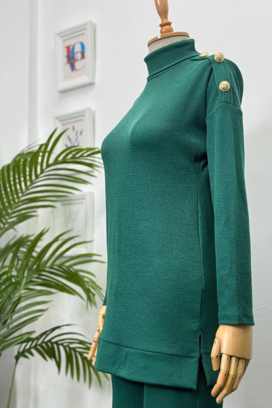 4442 - Tesettür İkili Takım Yeşi̇l-I5