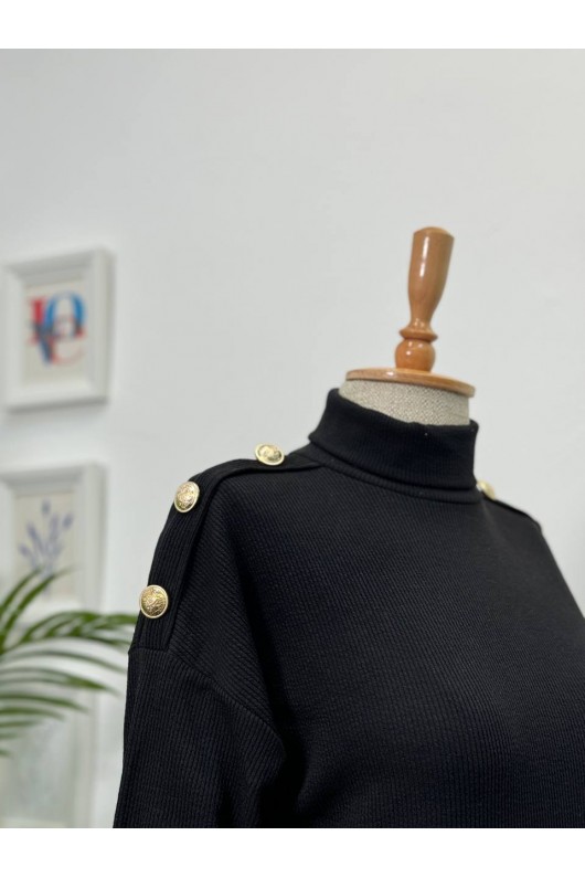 4442 - Tesettür İkili Takım Si̇yah-I5