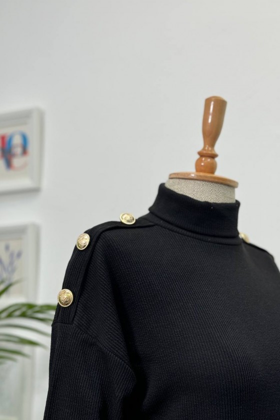 4442 - Tesettür İkili Takım Si̇yah-I5