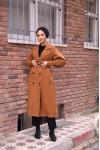 1995 - Tesettür Trençkot Camel-F4 1995 - Tesettür Trençkot Camel-F4
