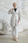 8845 - Etnik Desen Tesettür Kimono Takım Mi̇nt Yeşi̇li̇-A10 8845 - Etnik Desen Tesettür Kimono Takım Mi̇nt Yeşi̇li̇-A10