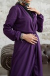 5587 - Tesettür Kimono Mor-A11 5587 - Tesettür Kimono Mor-A11