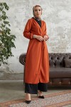 5587 - Tesettür Kimono Turuncu-A11