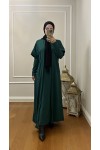 4441 Hırka Elbise Tesettür Takım Yeşi̇l İ-2 4441 Hırka Elbise Tesettür Takım Yeşi̇l İ-2