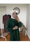 4424 - Taş Detaylı Tesettür Triko Elbise Yeşi̇l-A17 4424 - Taş Detaylı Tesettür Triko Elbise Yeşi̇l-A17