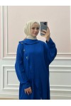 4420-Asimetrik Tesettür Tunik Mavi̇-A4 4420-Asimetrik Tesettür Tunik Mavi̇-A4