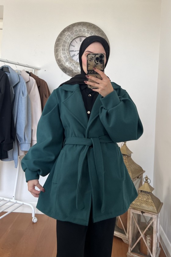 4405 - Cep Detaylı Kaban Yeşi̇l-K2 4405 - Cep Detaylı Kaban Yeşi̇l-K2