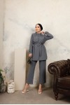 3038 - Tesettür İkili Takım 3038 Gri̇