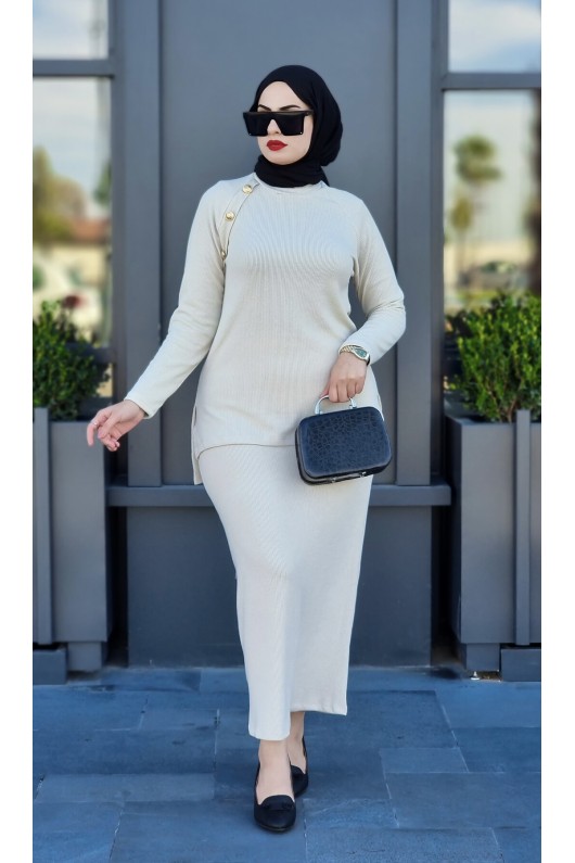 2001 - Tesettür İkili Takım Taş-I4