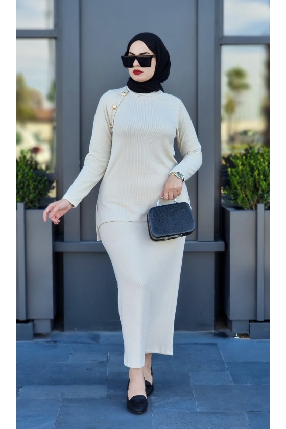 2001 - Tesettür İkili Takım Taş-I4