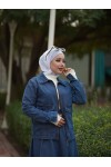 4428 - Tesettür Kot Takım Mavi̇