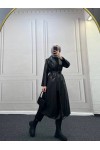 4461 - Deri Trençkot Si̇yah-I4