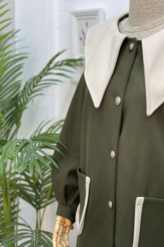 4423 - Tesettür Kaban Haki̇-K2