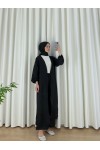 4355 - Tesettür Takım Si̇yah-E2 4355 - Tesettür Takım Si̇yah-E2