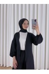 4355 - Tesettür Takım Si̇yah-E2 4355 - Tesettür Takım Si̇yah-E2
