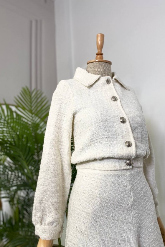 4457- Tesettür İkili Takım Bej- J-7