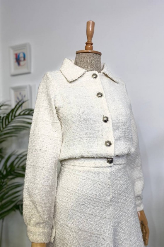 4457- Tesettür İkili Takım Bej- J-7