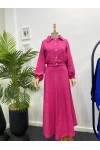 4457- Tesettür İkili Takım Pembe-J-7 4457- Tesettür İkili Takım Pembe-J-7