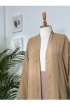 3541 - Düğmeli Hırka Camel-B6