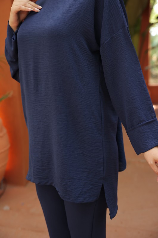 1127 - Tesettür Takım Laci̇vert-G4 1127 - Tesettür Takım Laci̇vert-G4