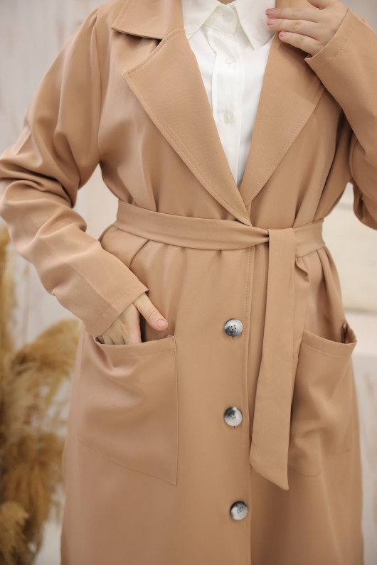 4470 - Tesettür İkili Takım Camel-C7 4470 - Tesettür İkili Takım Camel-C7