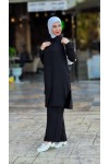 4471 - Tesettür İkili Takım Si̇yah-J3