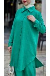 4471 - Tesettür İkili Takım Yeşi̇l-J3