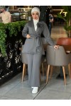 44105 - Tesettür İkili Takım Gri̇-K8 44105 - Tesettür İkili Takım Gri̇-K8