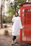 4503 -Keten Uzun Tunik Beyaz- J-7