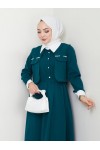 2522 - Tesettür İkili Takım Yeşi̇l-M3
