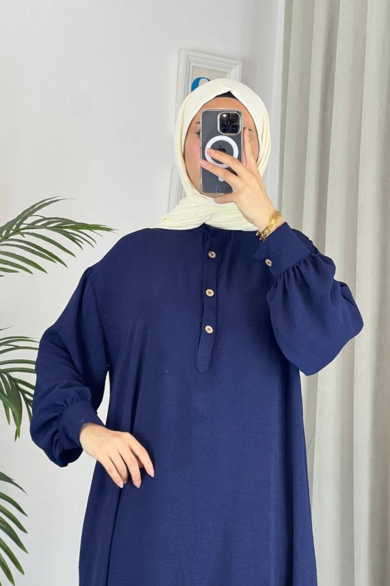 4533 - Tesettür İkili Takım Laci̇vert-M6