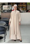 4533 - Tesettür İkili Takım Bej-M6