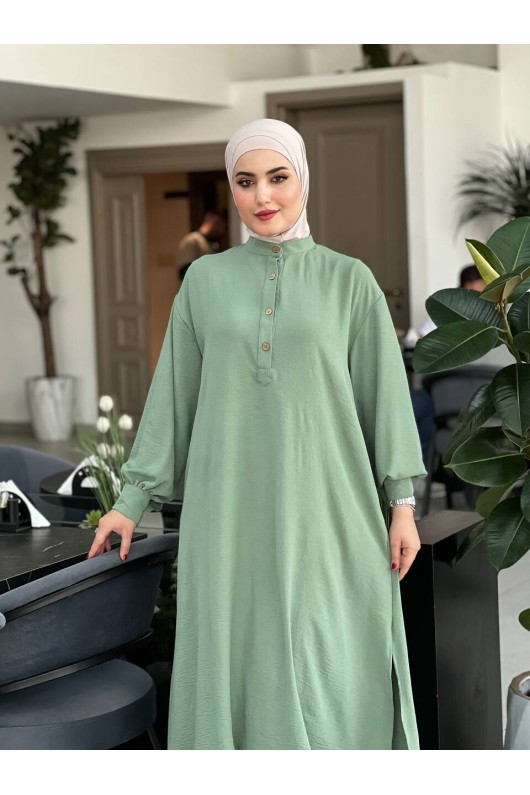 4533 - Tesettür İkili Takım Yeşi̇l-M6