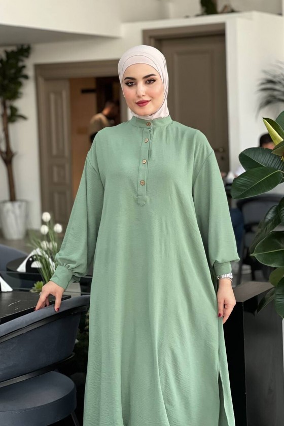 4533 - Tesettür İkili Takım Yeşi̇l-M6