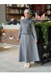 44129 - Scuba Tesettür Takım Gri̇-I10 44129 - Scuba Tesettür Takım Gri̇-I10