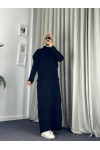 4089 - Triko İkili Takım Si̇yah A-16
