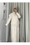 4089 - Triko İkili Takım Bej A-16 4089 - Triko İkili Takım Bej A-16