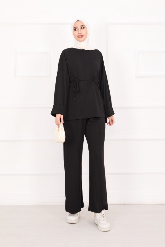 21184 - Seyyar Kuşaklı Kolu Katlama Detaylı Oyşo Takım Si̇yah A23 21184 - Seyyar Kuşaklı Kolu Katlama Detaylı Oyşo Takım Si̇yah A23