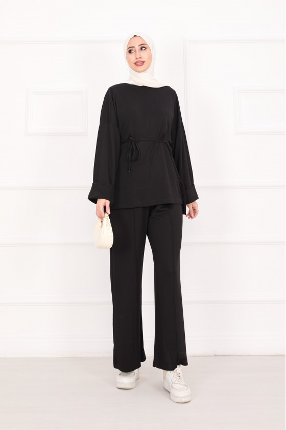 21184 - Seyyar Kuşaklı Kolu Katlama Detaylı Oyşo Takım Si̇yah A23 21184 - Seyyar Kuşaklı Kolu Katlama Detaylı Oyşo Takım Si̇yah A23