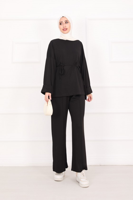 21184 - Seyyar Kuşaklı Kolu Katlama Detaylı Oyşo Takım Si̇yah A23 21184 - Seyyar Kuşaklı Kolu Katlama Detaylı Oyşo Takım Si̇yah A23