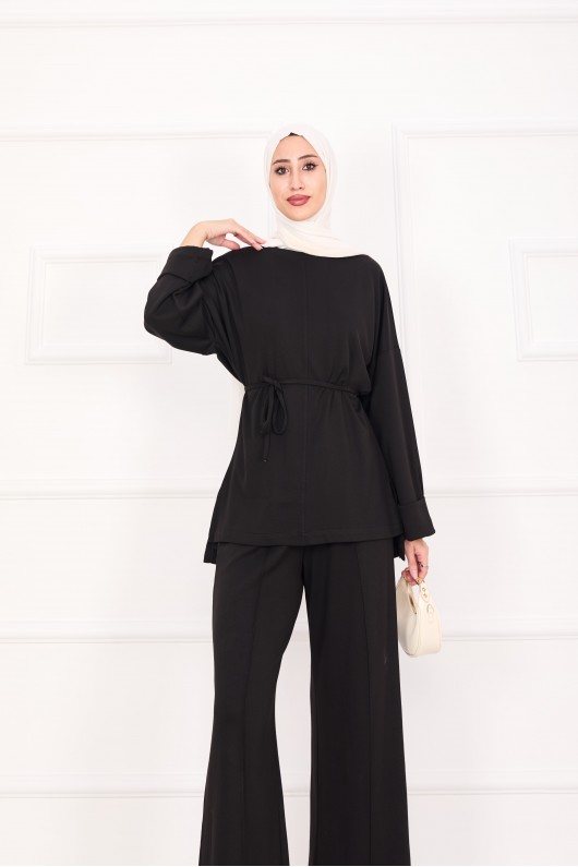 21184 - Seyyar Kuşaklı Kolu Katlama Detaylı Oyşo Takım Si̇yah A23 21184 - Seyyar Kuşaklı Kolu Katlama Detaylı Oyşo Takım Si̇yah A23