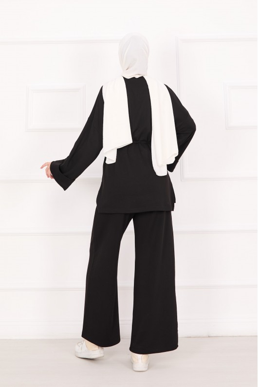 21184 - Seyyar Kuşaklı Kolu Katlama Detaylı Oyşo Takım Si̇yah A23 21184 - Seyyar Kuşaklı Kolu Katlama Detaylı Oyşo Takım Si̇yah A23